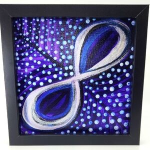Original Painting "To Infinity and Beyond" by Butterfly Rising Designs